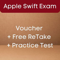 Apple Swift Exam Voucher + Free Retake and Practice Test