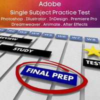 Adobe: Single Subject Online Practice Test