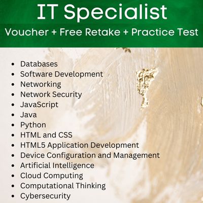 IT Specialist (ITS) Voucher + Retake + Practice Test